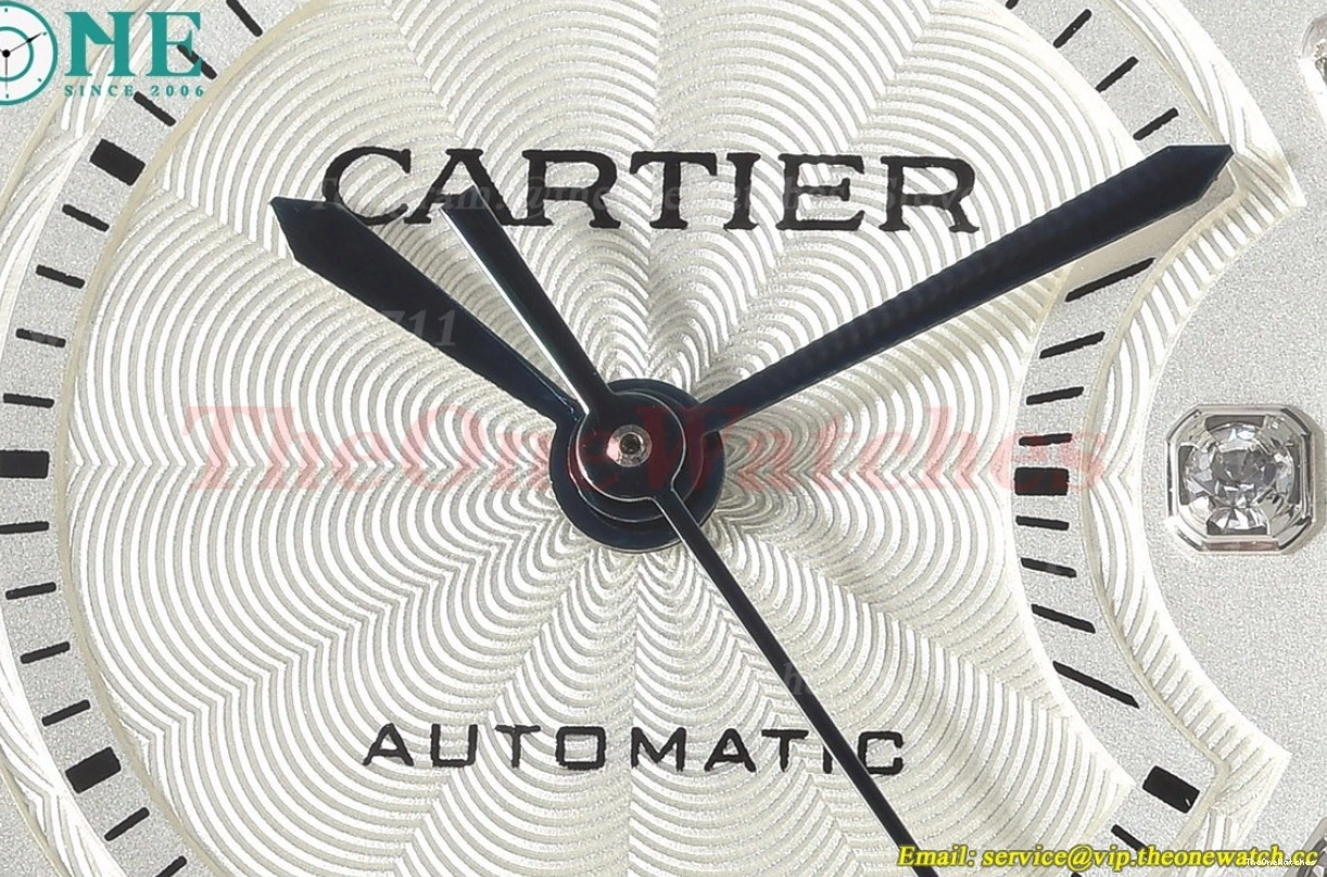 LE Dia Cartier SS NH05 GDF White De Dia 33mm Bleu Ballon 0122